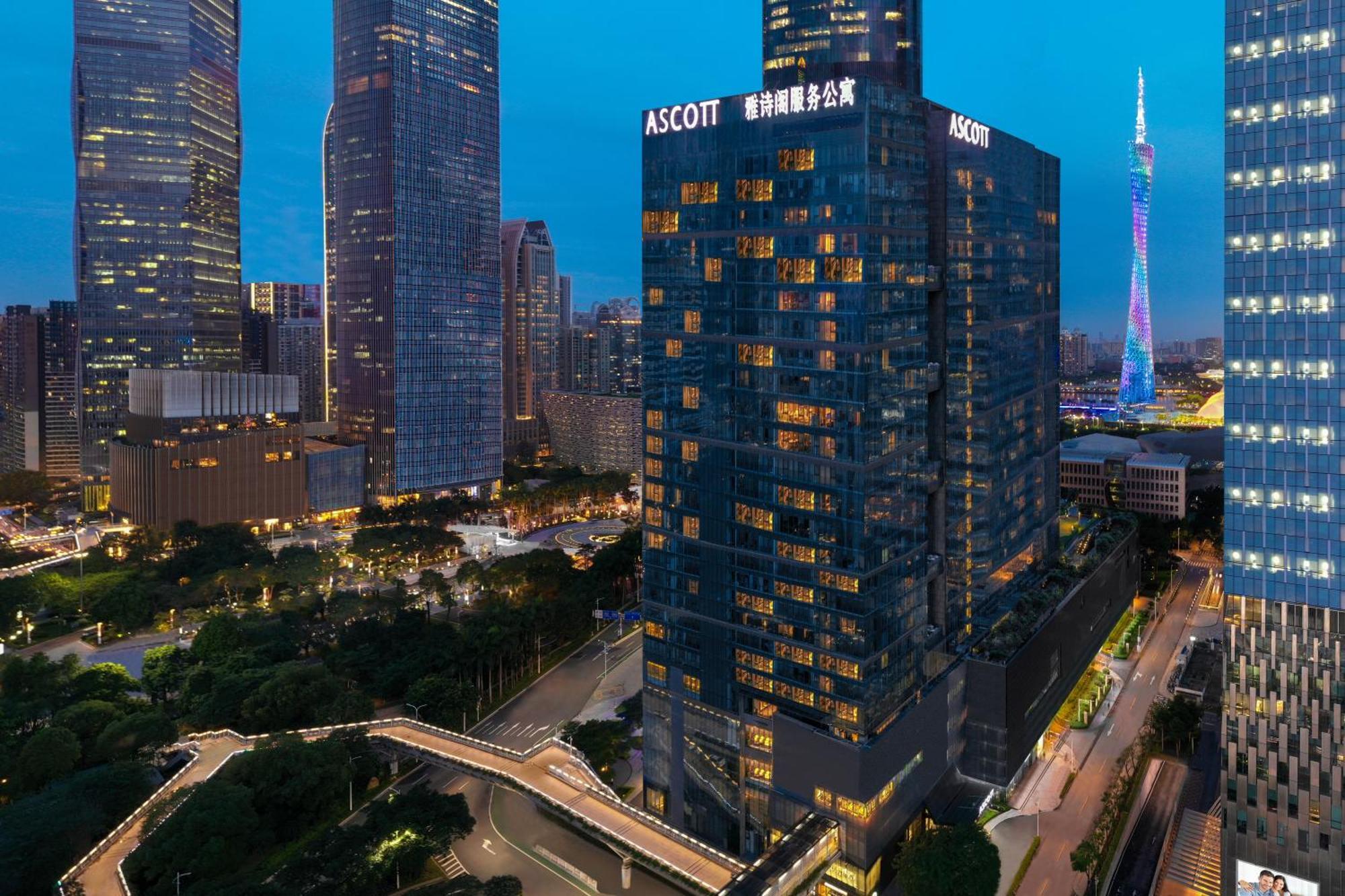 Апартаменти Ascott Ifc Гуанчжоу Екстер'єр фото